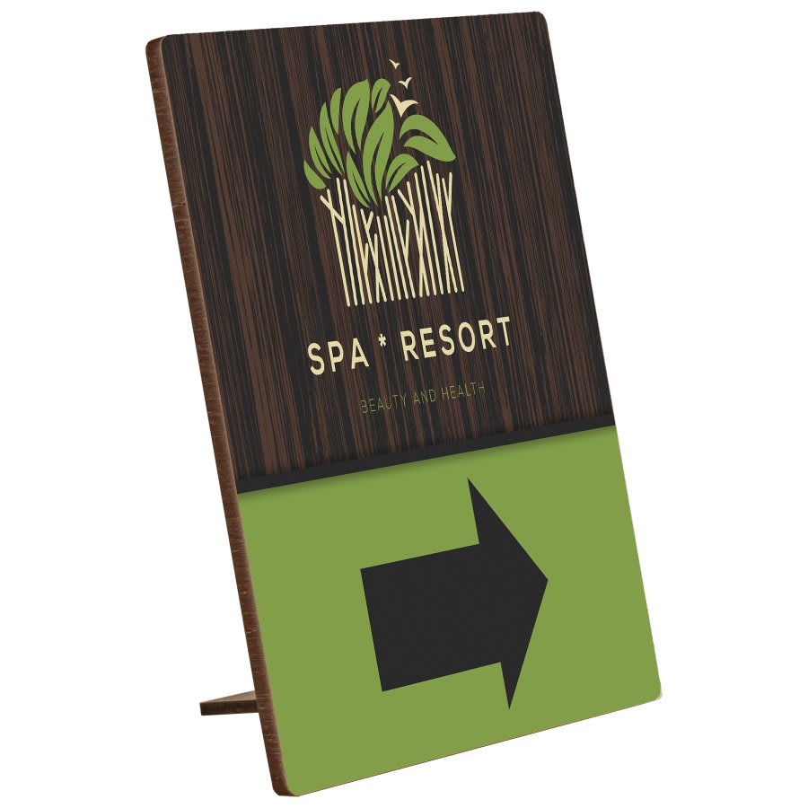 5" x 7" ChromaLuxe MDF Photo Panel with Kickstand