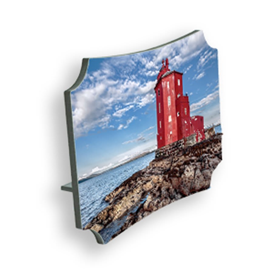 5" x 7" ChromaLuxe Berlin Photo Panel with Black Edge & Kickstand