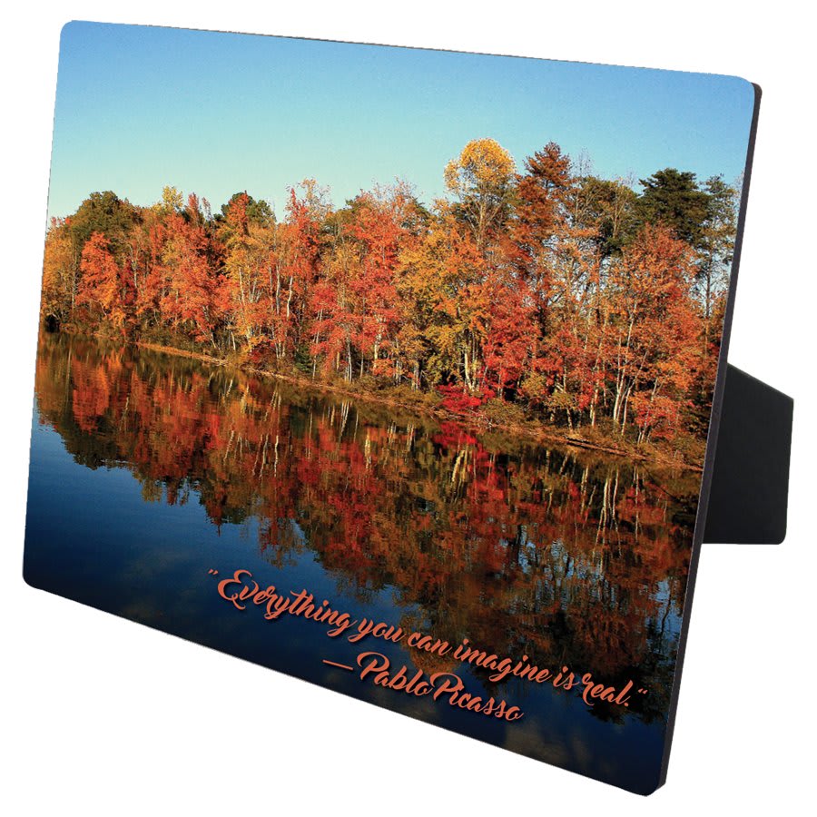 8" x 10" ChromaLuxe Flat Top Photo Panel with Easel