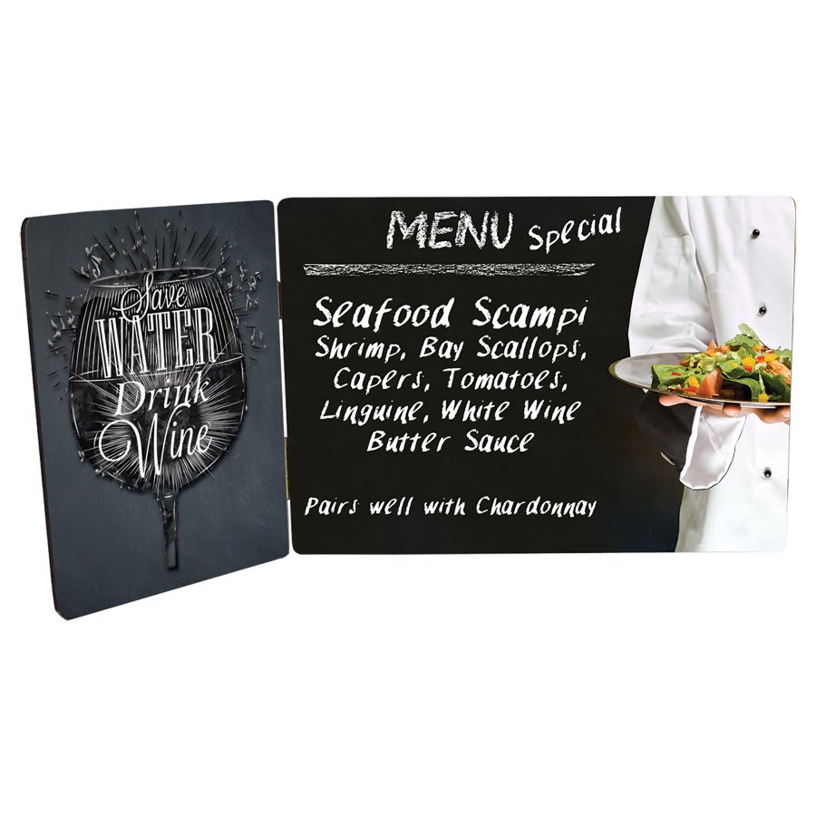 3.5" x 5" & 5" x 7" ChromaLuxe Duo-Panel Photo Panels with Hinges