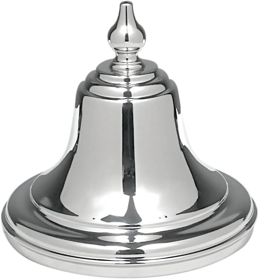 5 1/4" x 5" Swatkins Medium Silver Metal Cup Lid for CMC951 & CMC954