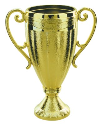 3 7/8" Gold Plastic Cup