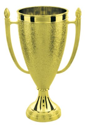 4 3/4" Gold Plastic Cup