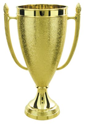 5 3/4" Gold Plastic Cup