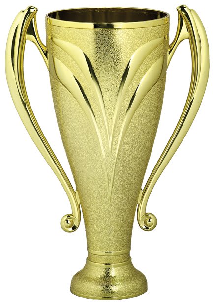 10" Gold Plastic Victory Cup