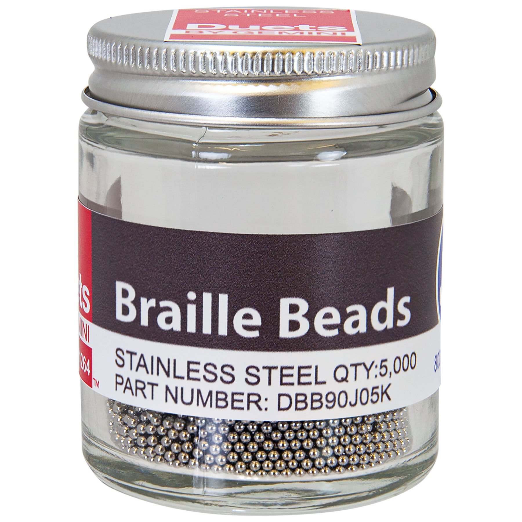 Stainless Steel Braille Beads-5K