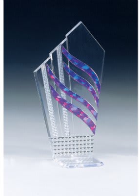 7" Purple Diagonal Diamondback