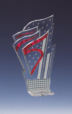 8 1/4" Red with Stars Diamondback