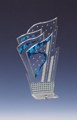 8 1/4" Blue with Stars Diamondback