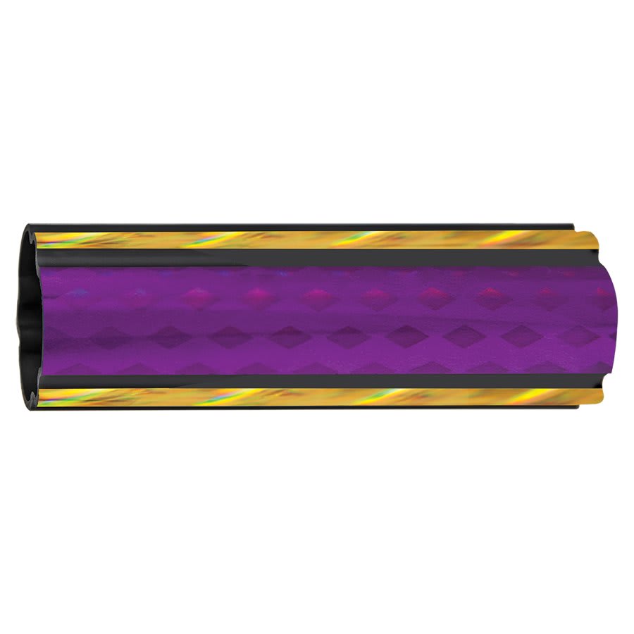 45" Purple/Gold Round Diamond Trophy Column