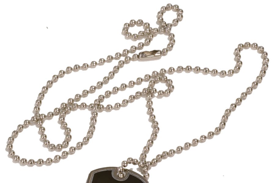 32" Silver Metal Neck Chain