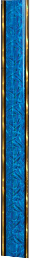 45" Blue/Gold Round Dazzle Trophy Column