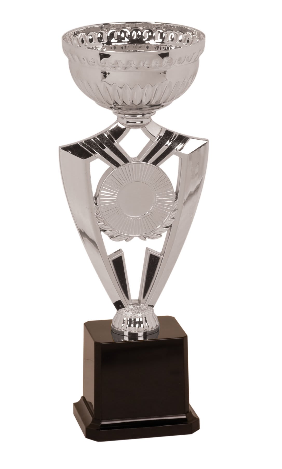 11 1/4" Silver Ribbon 2" Insert Holder Easy Cup Kit