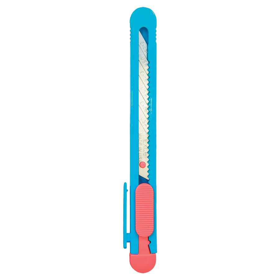 Excel K73 Blue/Pink Snap Blade Knife with 30 Degree Snap Blade