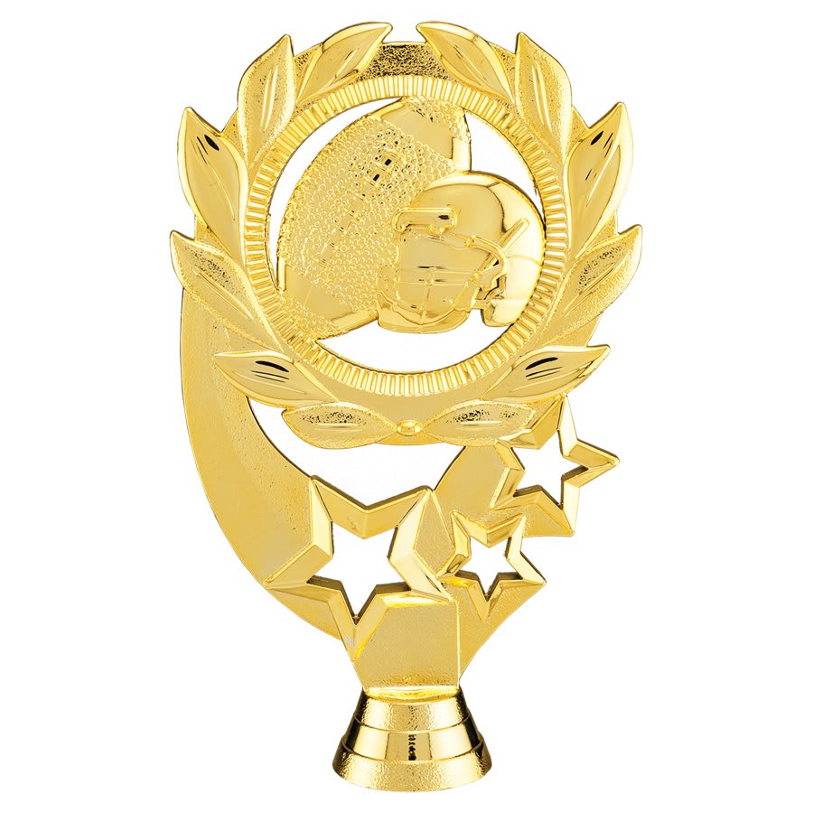 5 1/2" Football Sport Wreath Figure