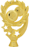 5 1/2" Billiards Sport Wreath Figure