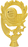 5 1/2" Volleyball Sport Wreath Figure