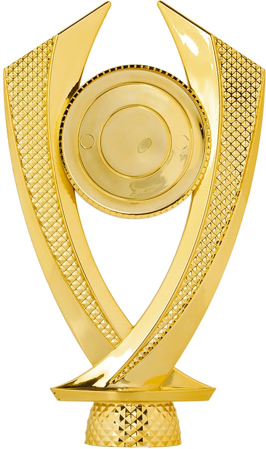 6 1/4" Gold 2" Insert Holder Falcon Figure