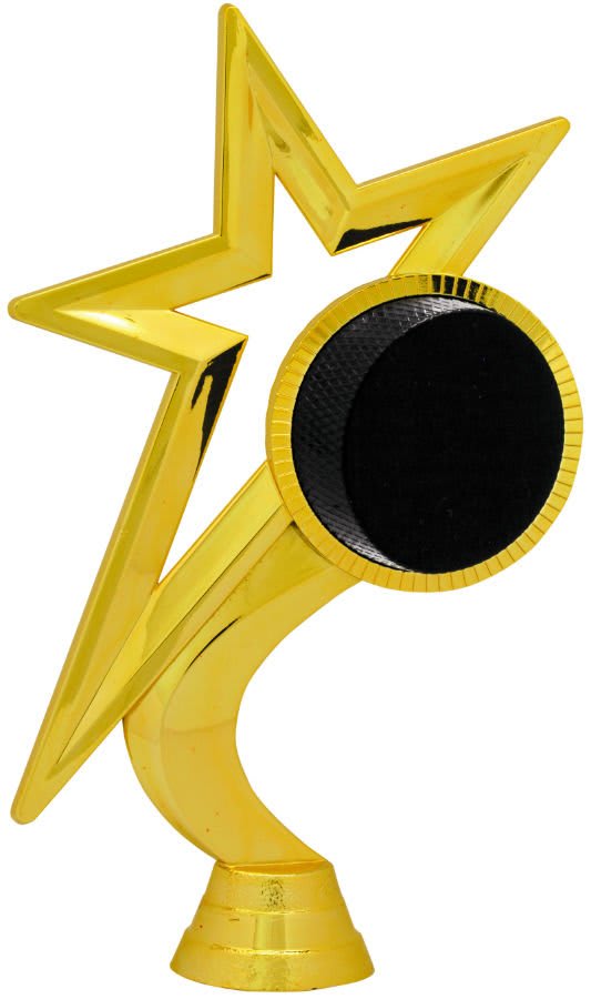 6 1/2" Gold Star Hockey Figure