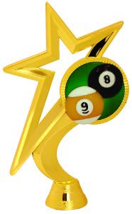 6 1/2" Gold Star Billiards Figure