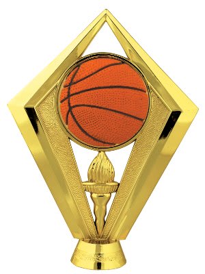 5 1/2" Color Basketball Diamond Figure