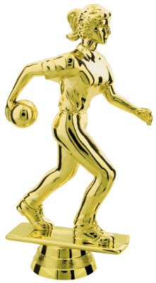 5" Female Bowler Figure