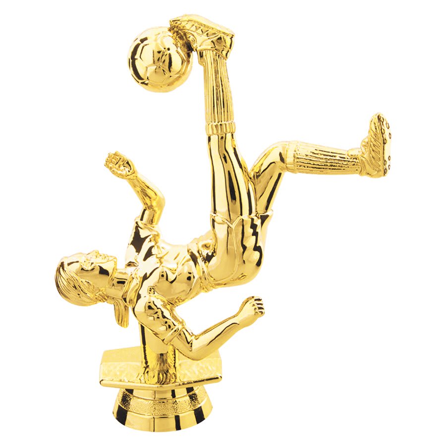 5" Female Bicycle Kick Soccer Figure