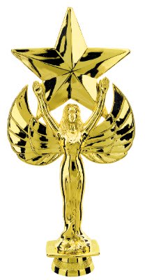 7 1/4" Female Victory Figure with Star