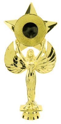 7 5/8" Female Star Victory 2" Insert Holder Figure