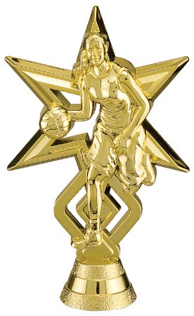 5 1/4" Female Basketball Sport Star Figure