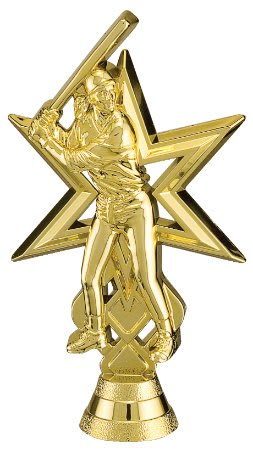 5 3/4" Female Softball Sport Star Figure