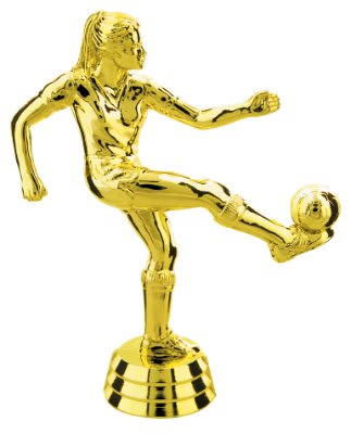 5" Female Soccer Figure