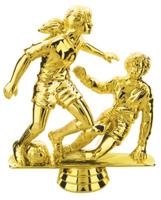 5" Female Double Action Soccer Figure