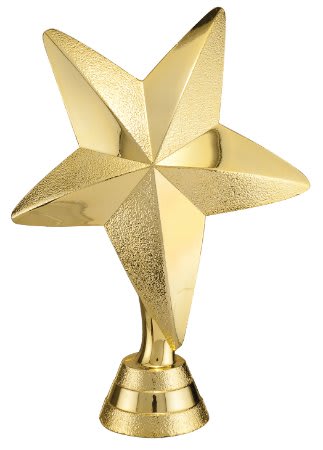 3 1/2" Gold Star Figure