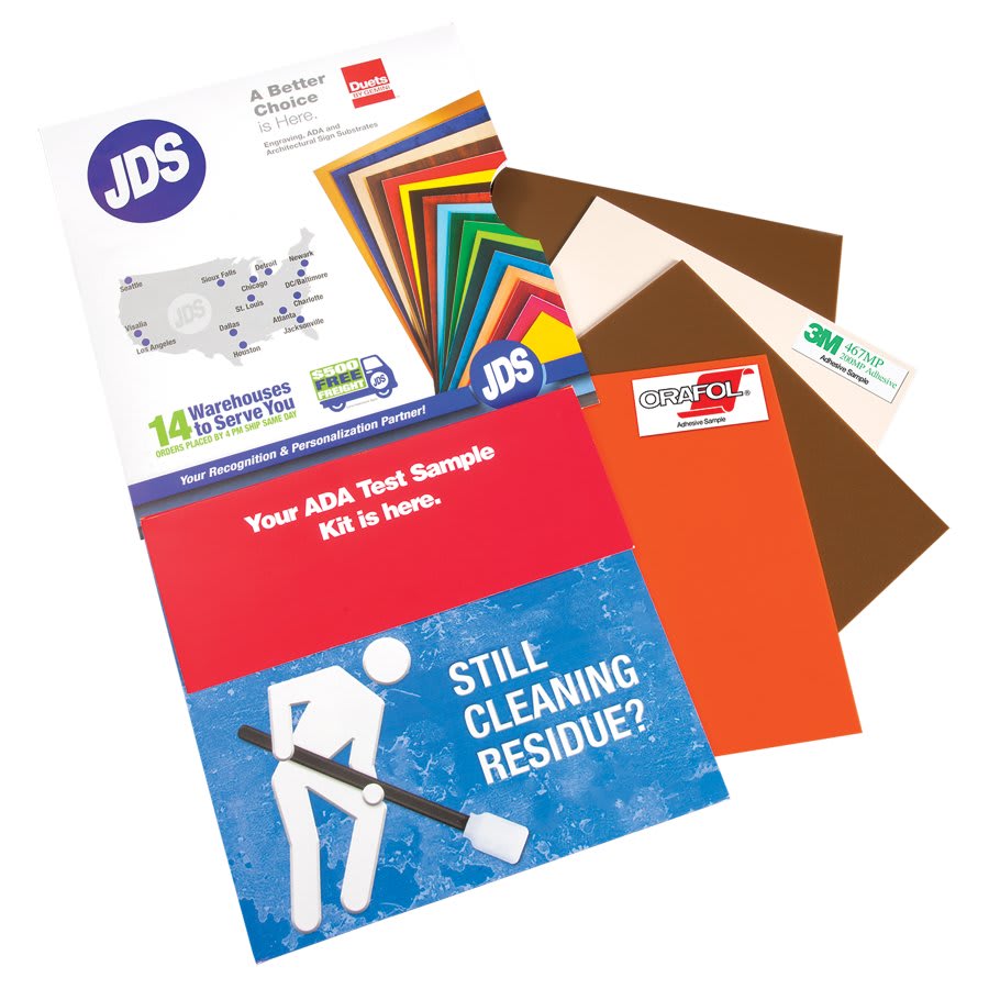 Duets ADA Tactiles Sample Kit