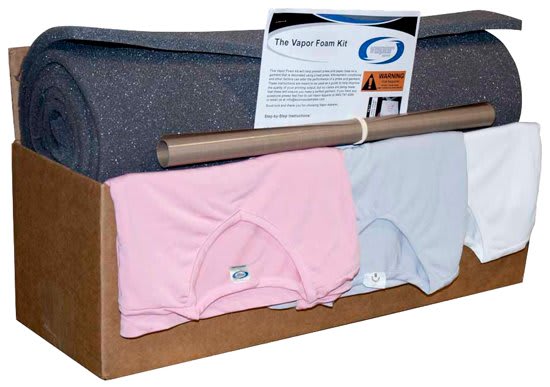 Apparel Kit: 13 1/2 Square Feet of Foam, 18" x 22" Teflon Sheet & Test 3 Shirts