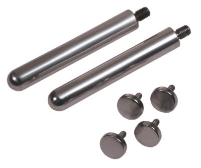 Silver Hardware for Floating Plaques Include 4 Threaded Studs & 2 Pins