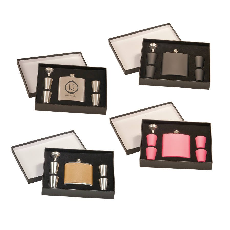 Laserable Flask Gift Set Sample Set