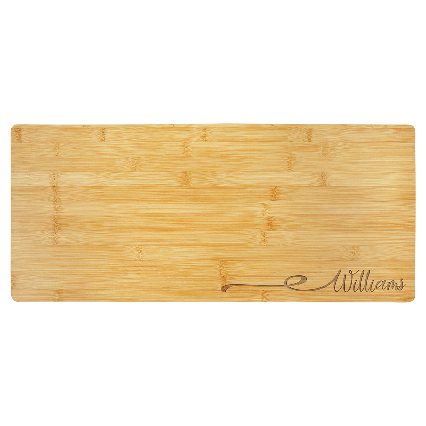 23 3/4" x 10" Bamboo Charcuterie Board/Cutting Boardd
