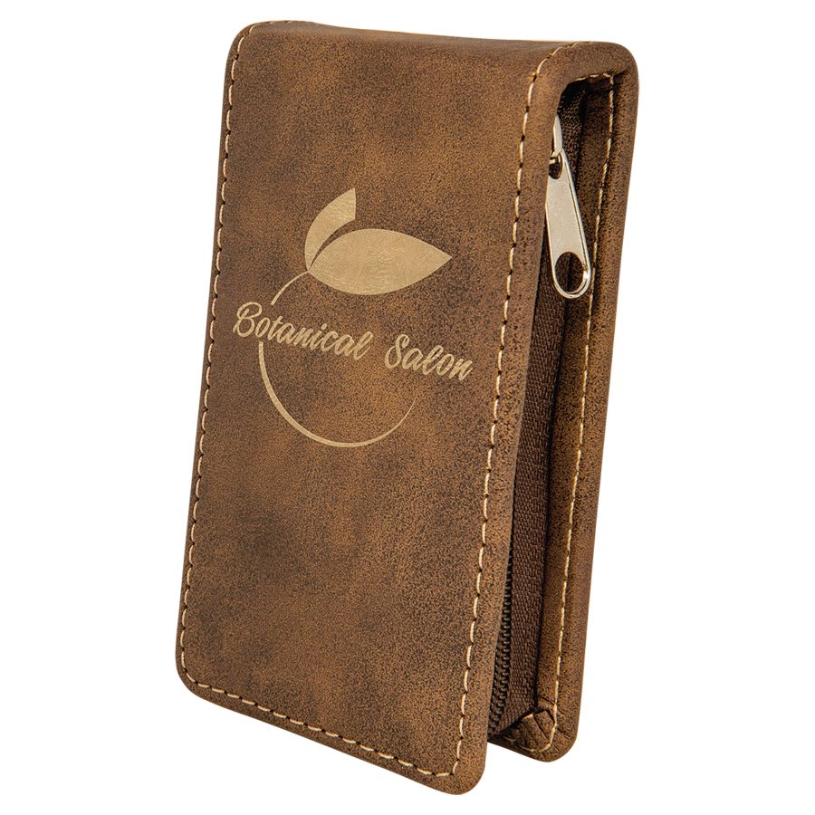 7-Piece Rustic/Gold Laserable Leatherette Manicure Gift Set