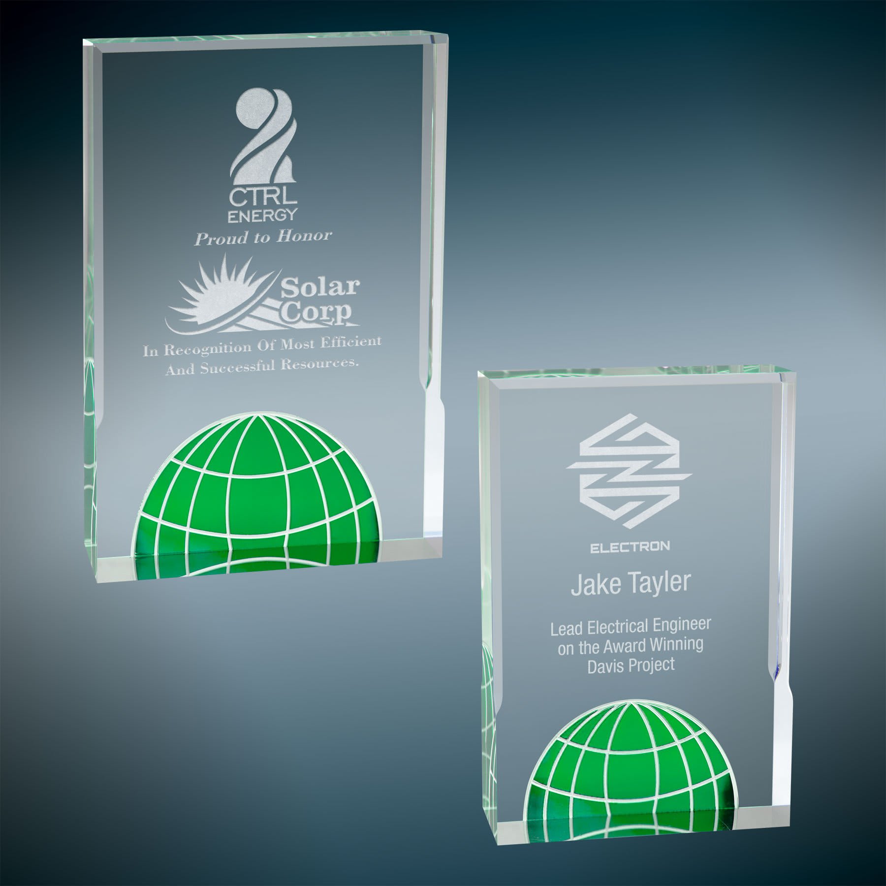 Green Globe Acrylic Sample Set