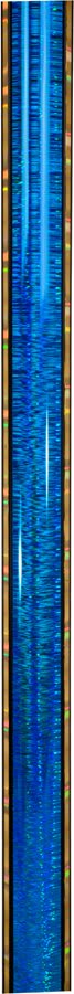 45" Blue/Gold Round Glacier Trophy Column