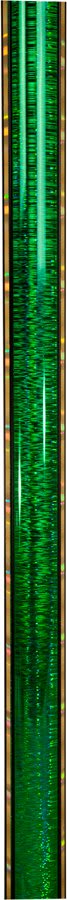 45" Green/Gold Round Glacier Trophy Column