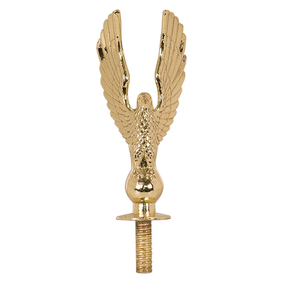 2 1/4" Gold Metal Eagle with Feathered Back