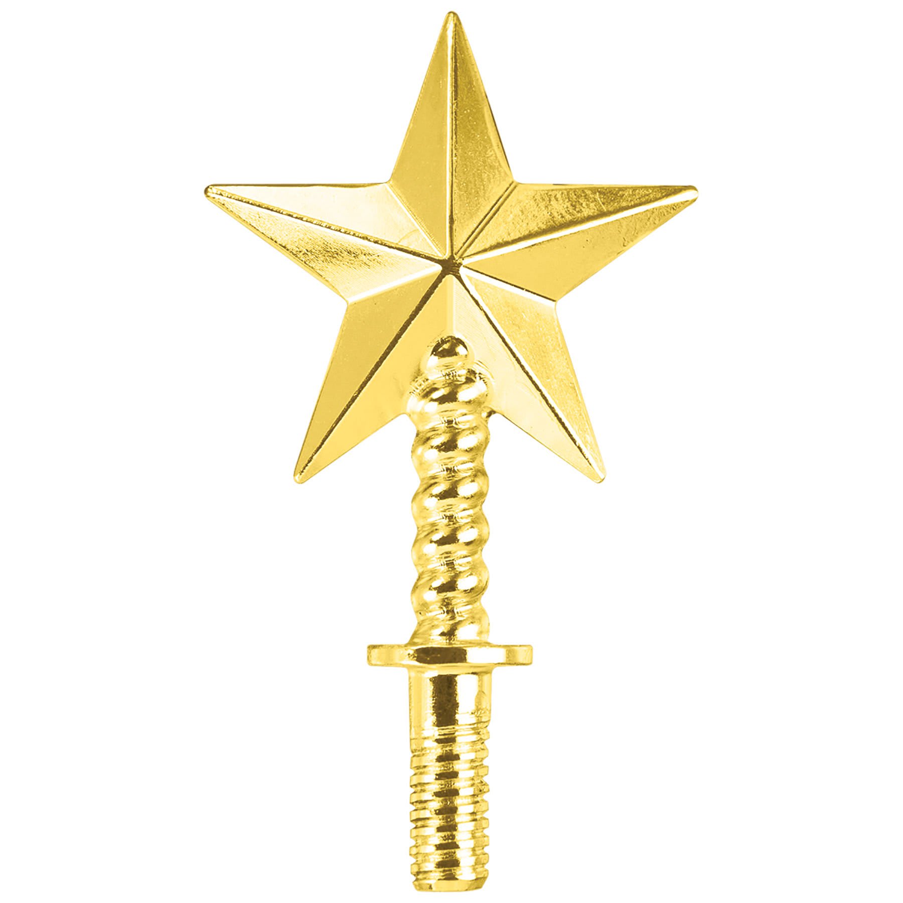1 7/8" Gold Metal Star Trim