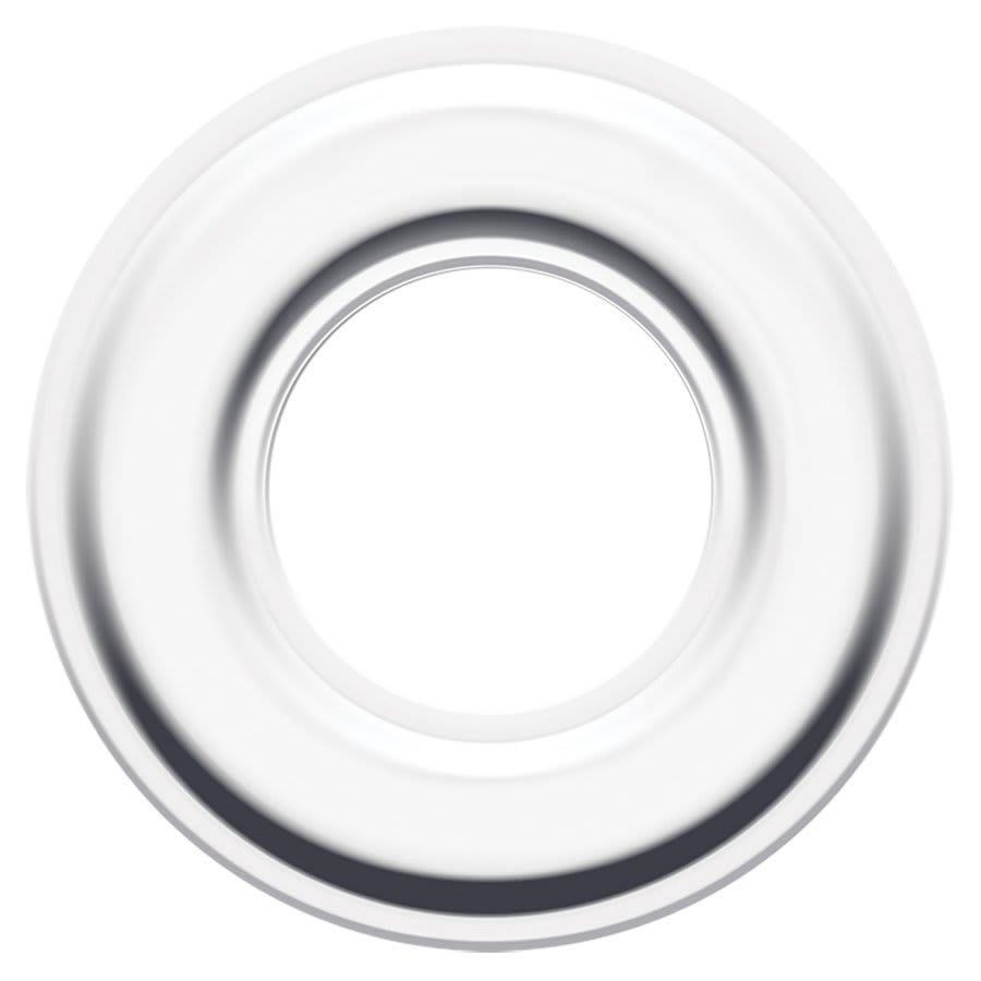 Hiker #2 White Brass Self-Piercing Grommet with Flat Washer (500 pieces)