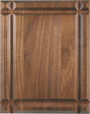 8" x 10" Grooved Face Genuine Walnut Plaque