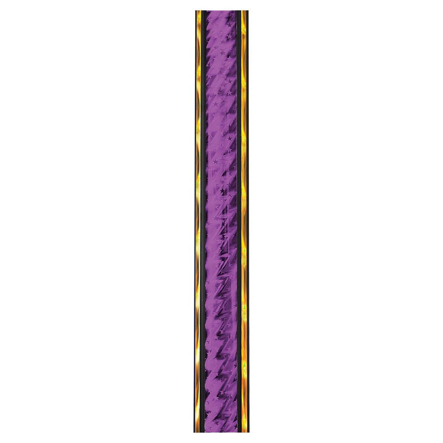 45" Purple/Gold Round Galaxy Trophy Column