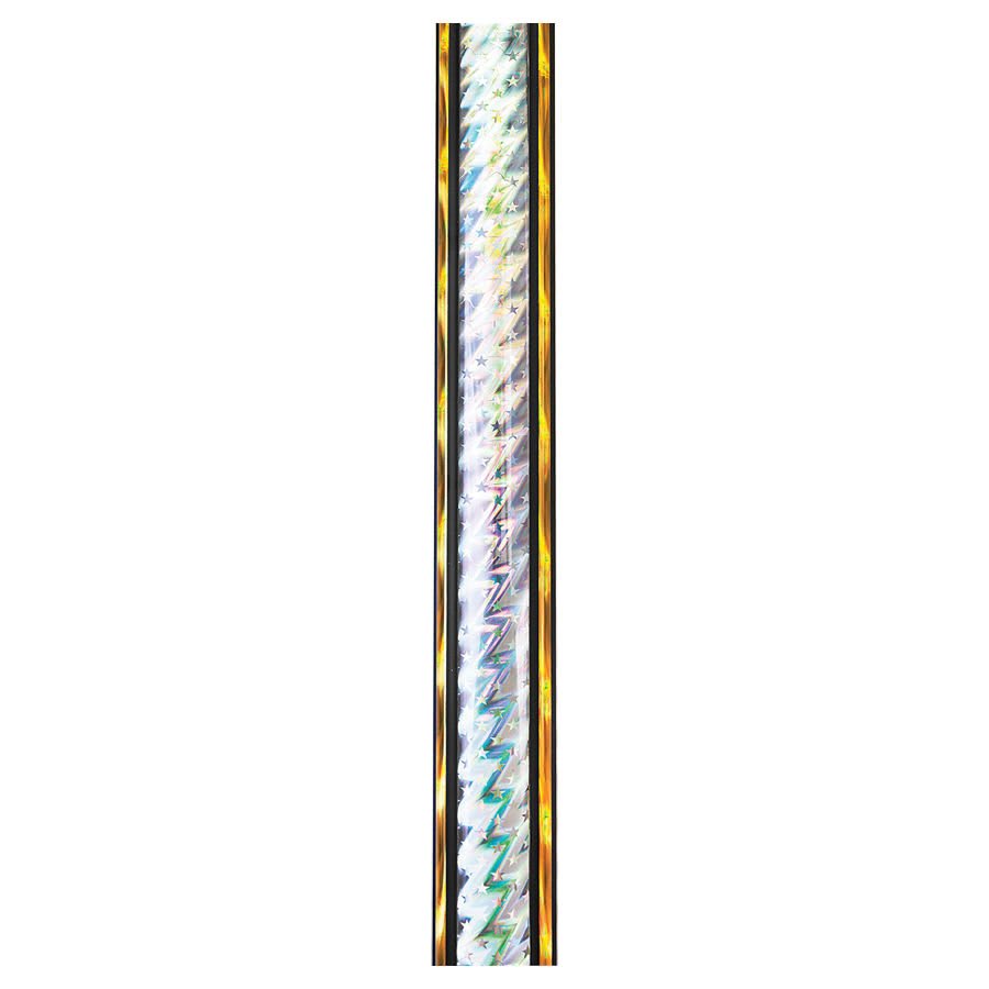 45" Silver/Gold Round Galaxy Trophy Column