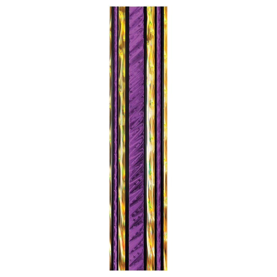 45" Purple/Gold Rectangular Galaxy Trophy Column